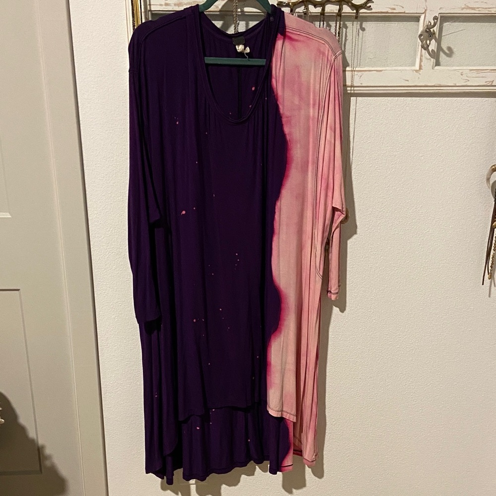 We The Free Purple and Pink High Low Dress